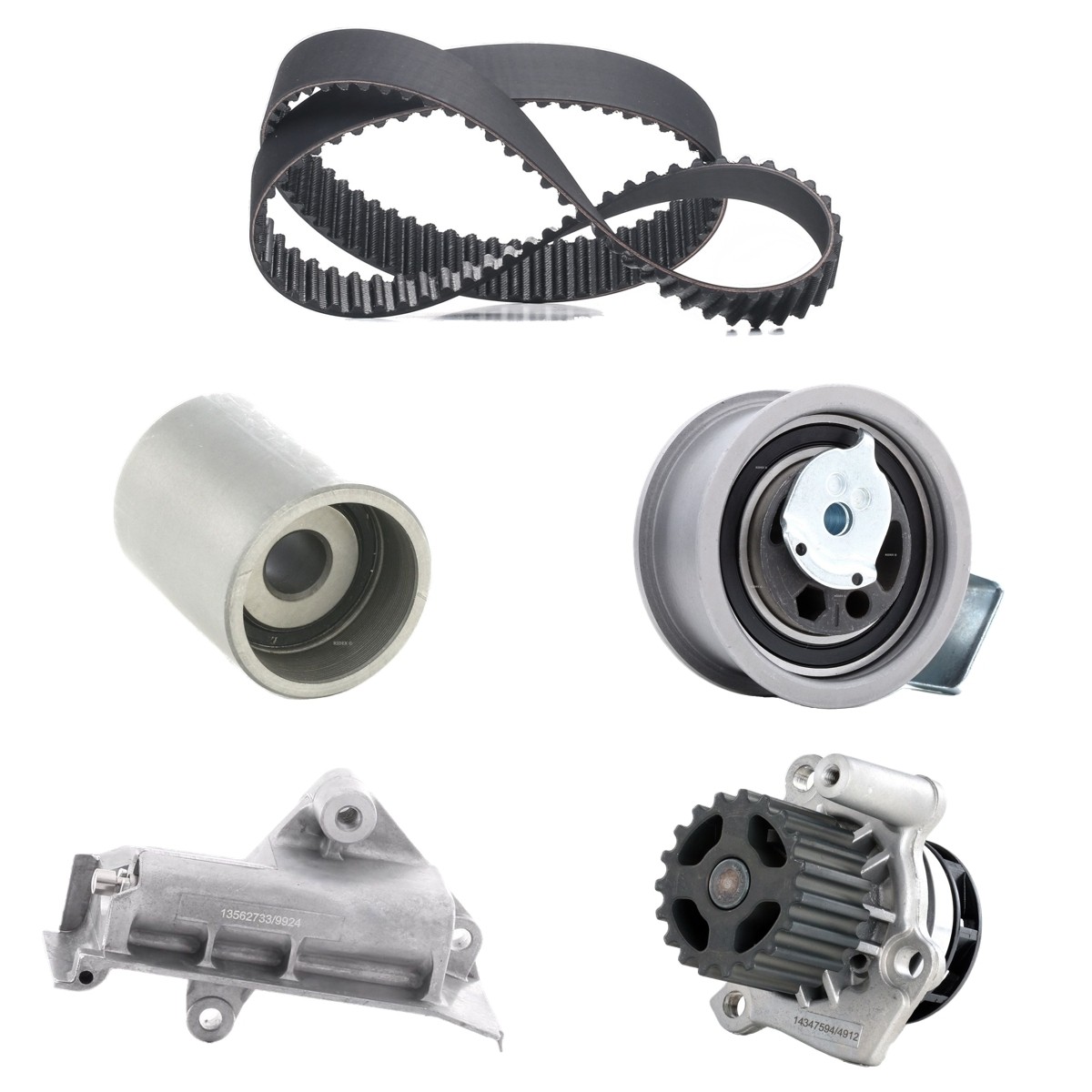 RIDEX Bomba de água + kit de correia dentada 3096W0521 3096W0521 Kit de distribuição FORD FUSION RIDEX