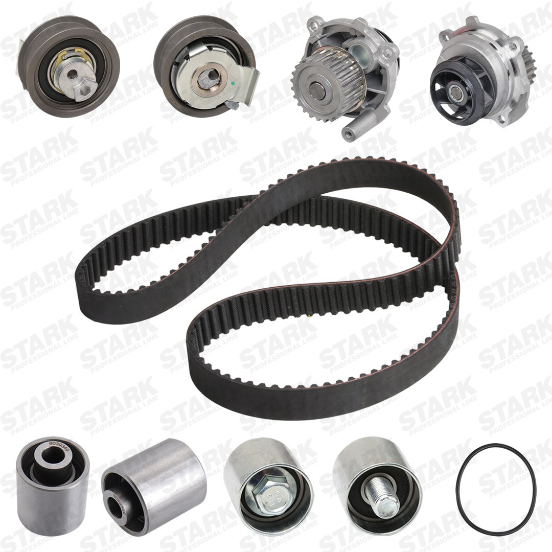 STARK Bomba de água + kit de correia dentada SKWPT-0750543 Bomba de água + jogo de correia de distribuição STARK Skoda FABIA SKWPT-0750543