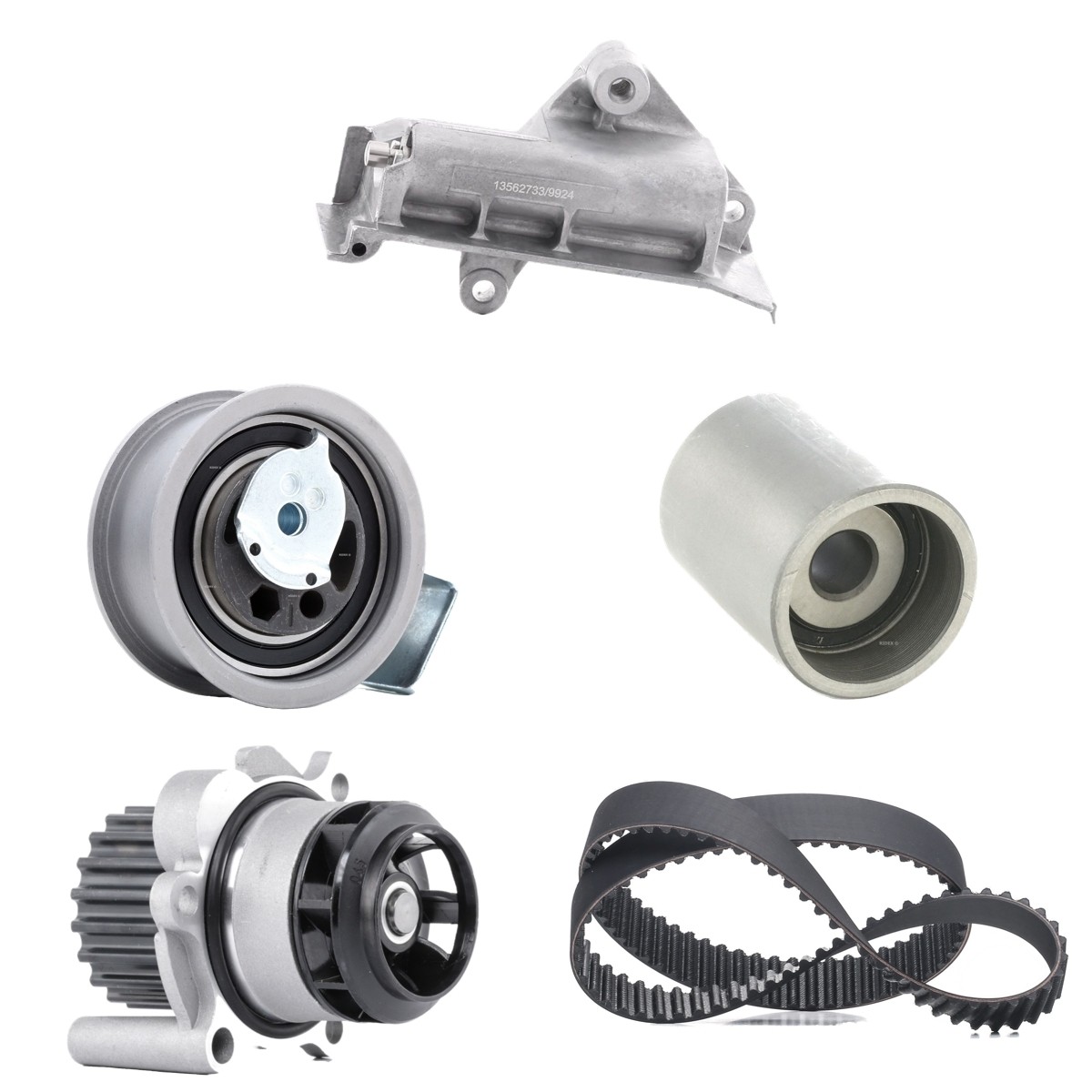 RIDEX Veepump + hammasrihmakomplekt 3096W0580 Hammasrihma komplekt RIDEX Skoda KODIAQ 3096W0580