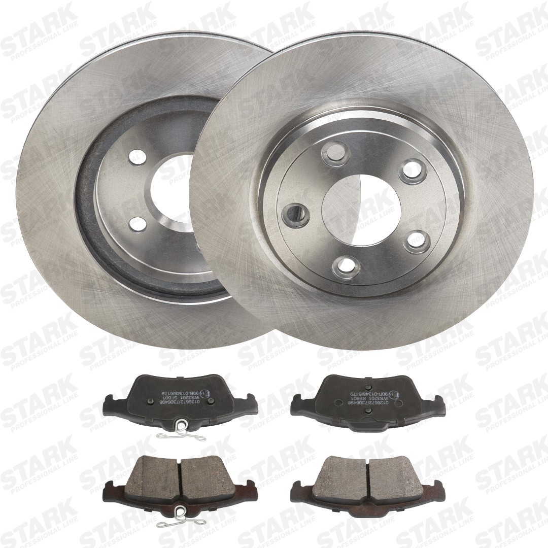 STARK Bremžu komplekts, Disku bremzes SKBK-10992268 Bremžu komplekts STARK Jaguar XJ SKBK-10992268