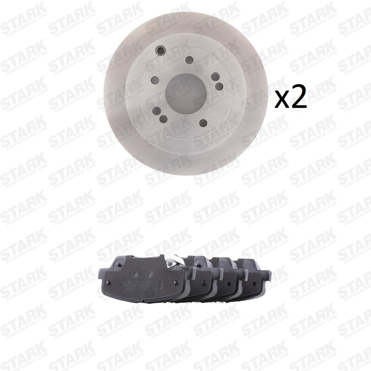 STARK Bremseskiver og -klosser SKBK-10992291 SKBK-10992291 Bremsesett STARK HYUNDAI i20