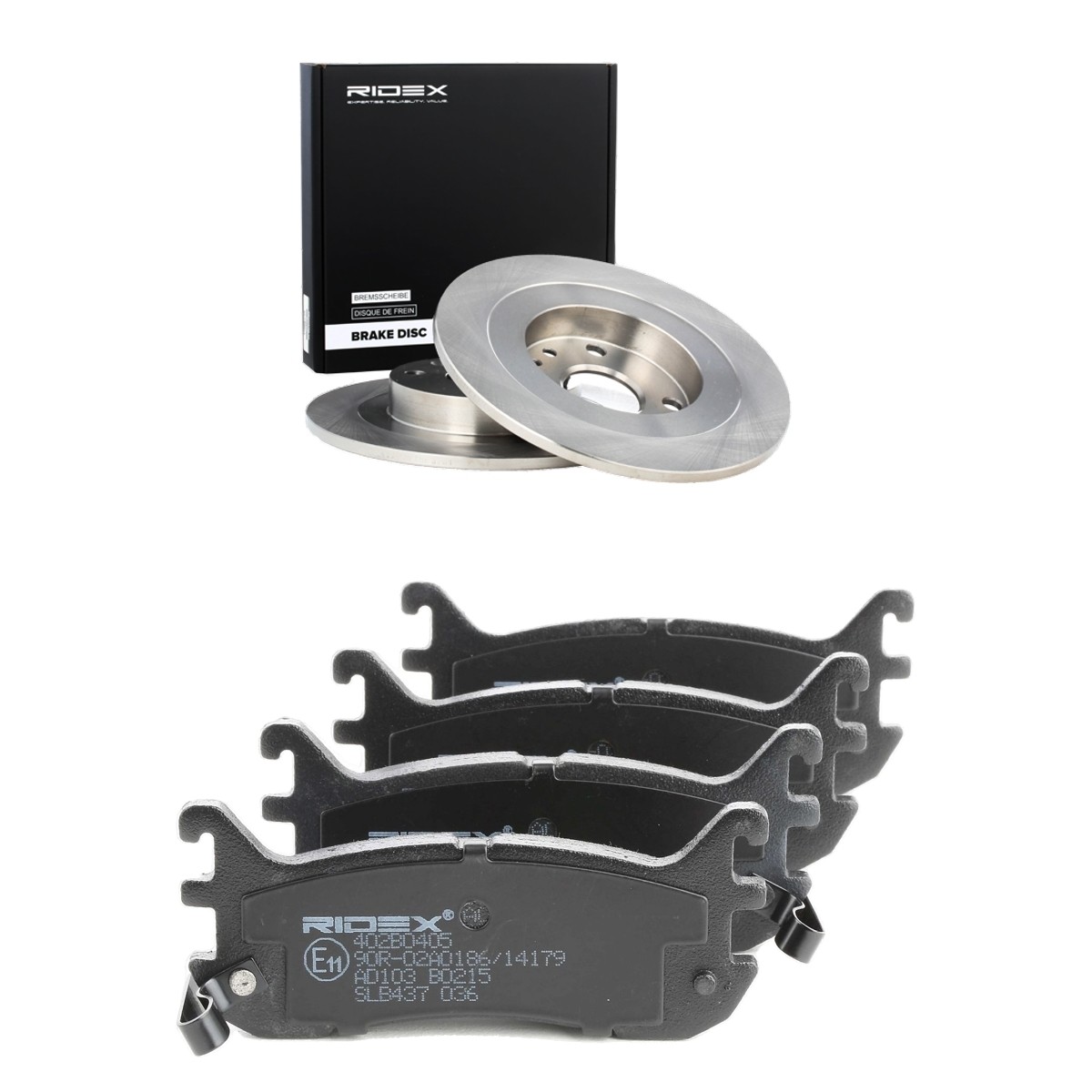 RIDEX Bremsscheiben und -beläge 3405B2333 3405B2333 Bremsen Set FORD USA THUNDERBIRD RIDEX kaufen