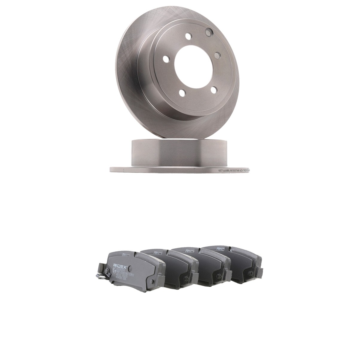 RIDEX Disques et plaquettes de freins 3405B2334 3405B2334 Kit de freins JEEP WRANGLER RIDEX