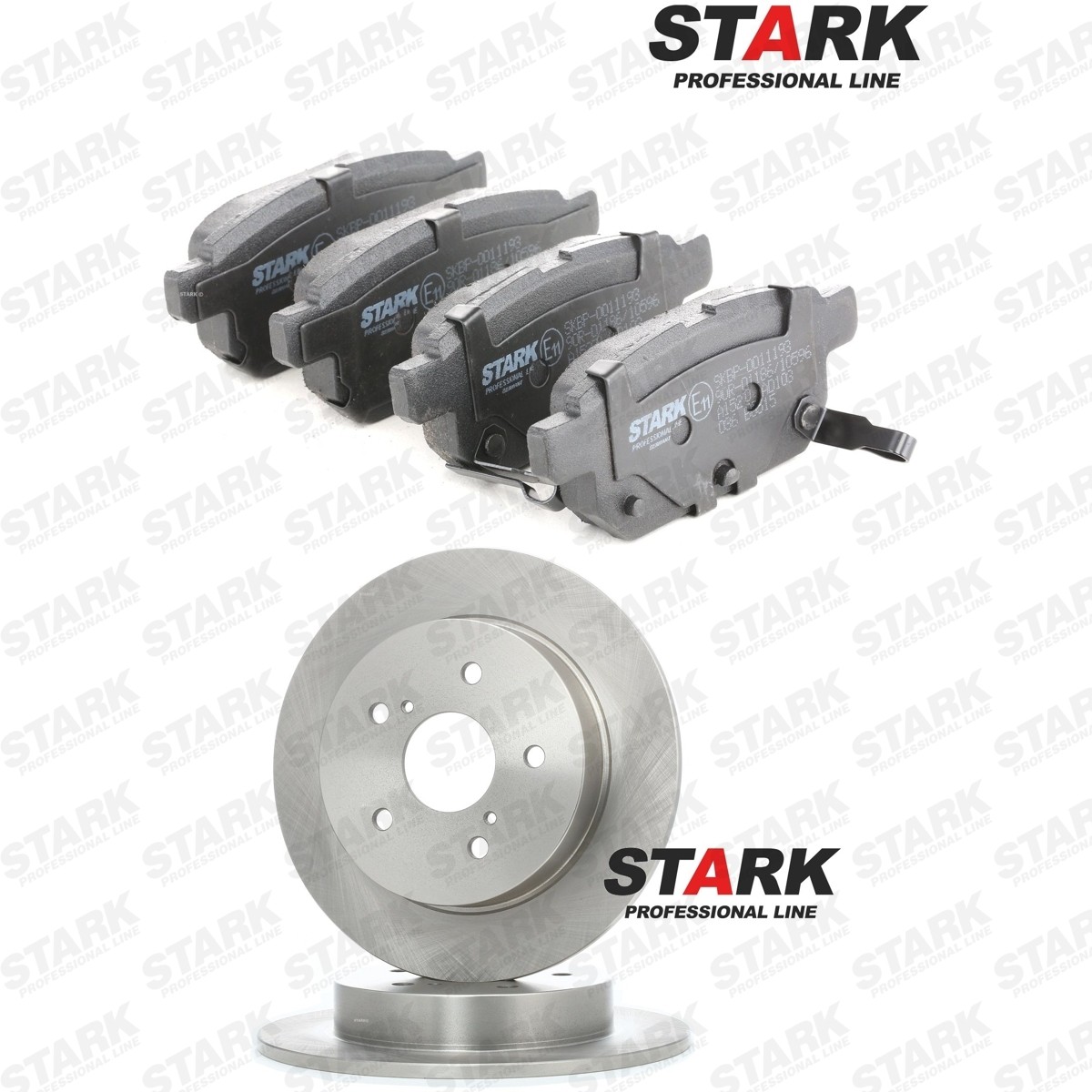 STARK Bremseskiver og klodser SKBK-10992347 Bremseskiver og klodser STARK Suzuki SX4 SKBK-10992347