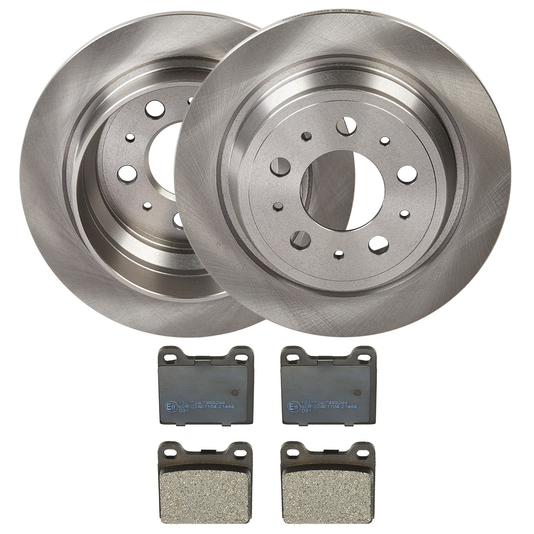 RIDEX Jarrupalasarja, levyjarru 3405B2390 3405B2390 RIDEX Jarrusarjat VOLVO 140