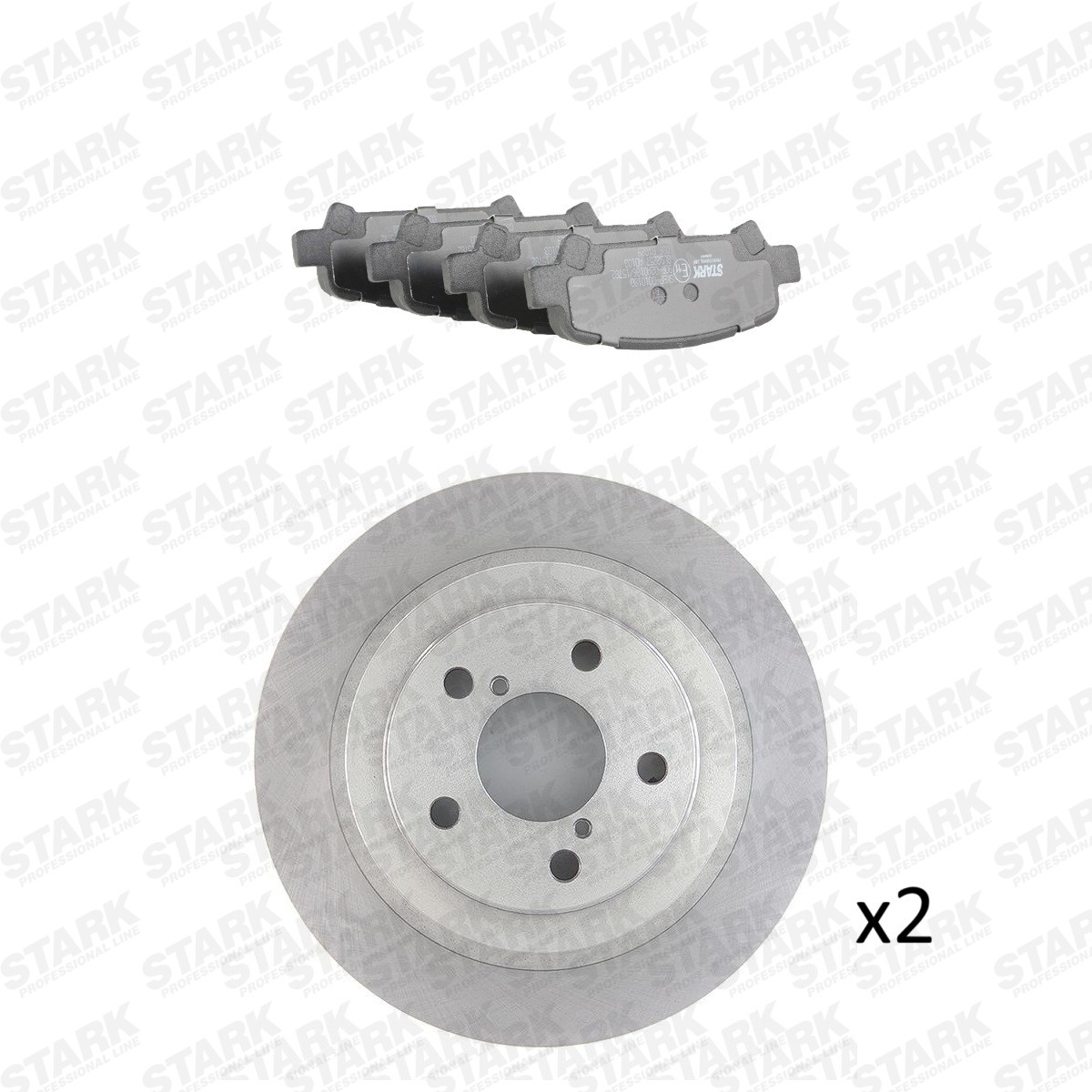 STARK Bremseskiver og -klosser SKBK-10992395 Bremseklosser og skiver STARK TREZIA SKBK-10992395 billige