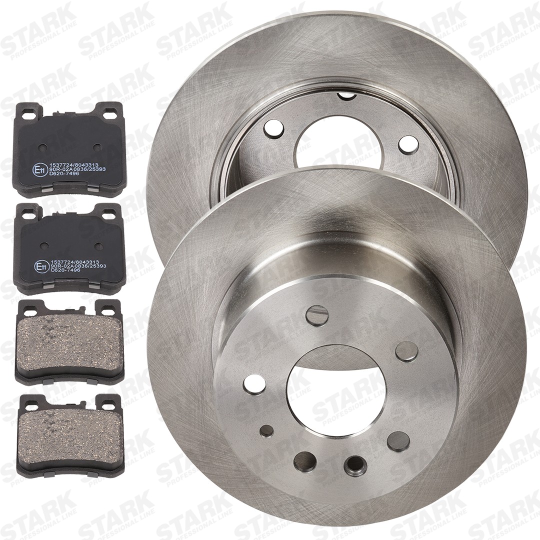 STARK Bremseskiver og -klosser SKBK-10992401 SKBK-10992401 Bremsesett STARK MERCEDES-BENZ A-Klasse