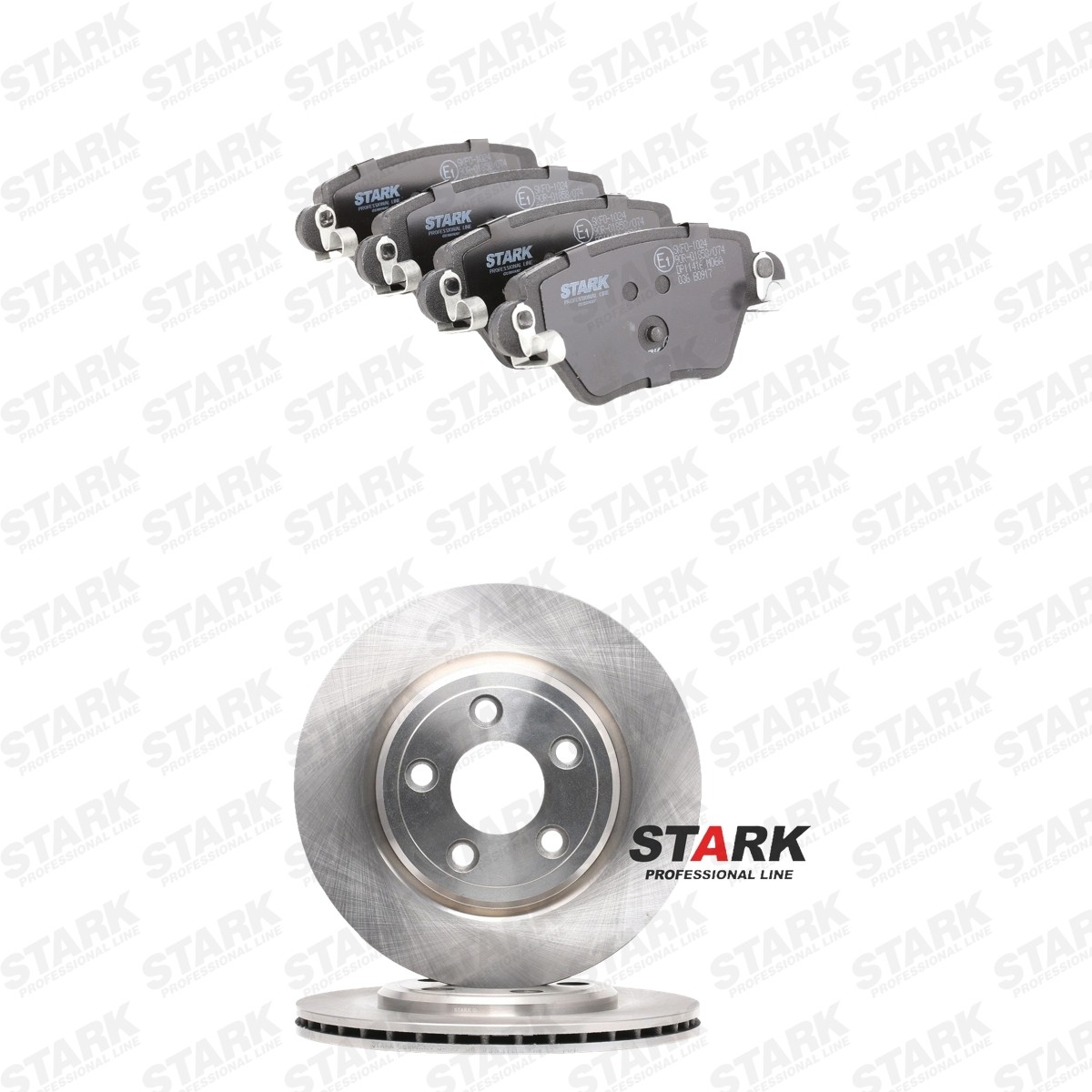 STARK Jarrupalasarja, levyjarru SKBK-10992405 SKBK-10992405 STARK Jarrulevyt ja jarrupalat JAGUAR XJ