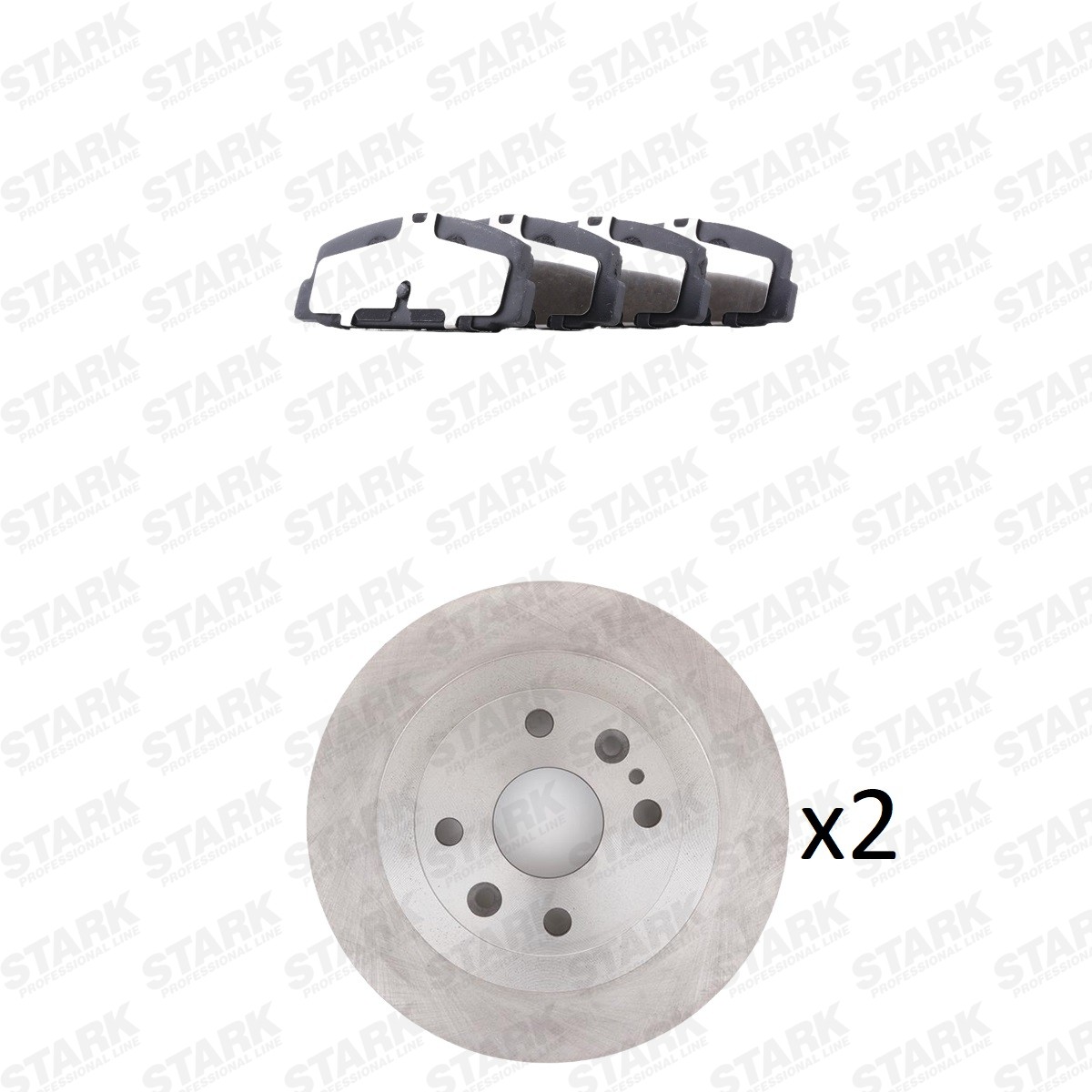 STARK Bremseskiver og -klosser SKBK-10992424 Bremseklosser og skiver STARK CX-3 SKBK-10992424 billige