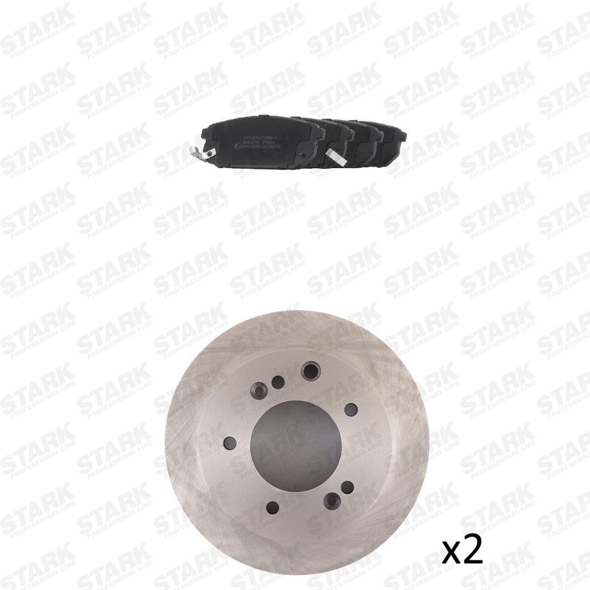 STARK Jarrupalasarja, levyjarru SKBK-10992431 SKBK-10992431 STARK Jarrusarjat Kia CEE'D hinta
