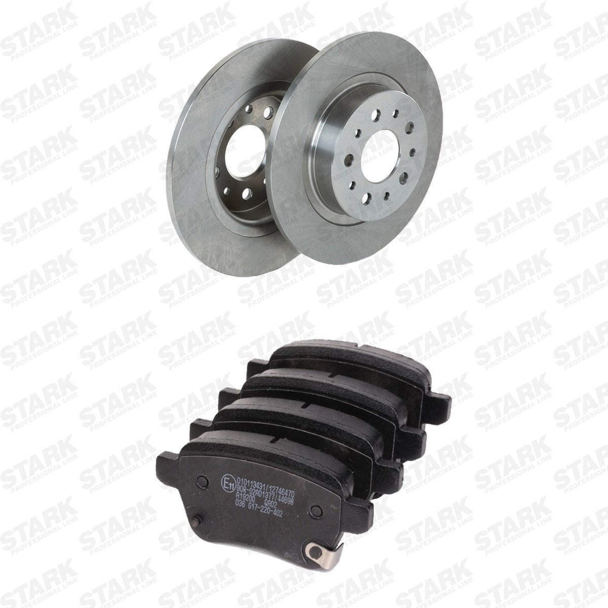 STARK Sada bŕzd, Kotúčová brzda SKBK-10992446 Sada bŕzd STARK 126 SKBK-10992446 lacné