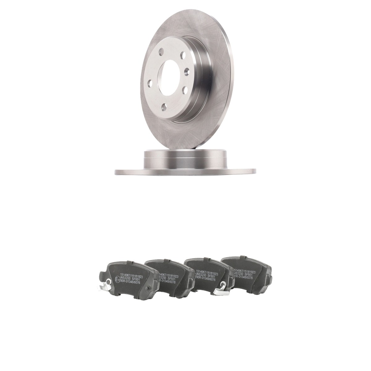 RIDEX Sada bŕzd, Kotúčová brzda 3405B2465 3405B2465 Sada bŕzd OPEL CORSA RIDEX