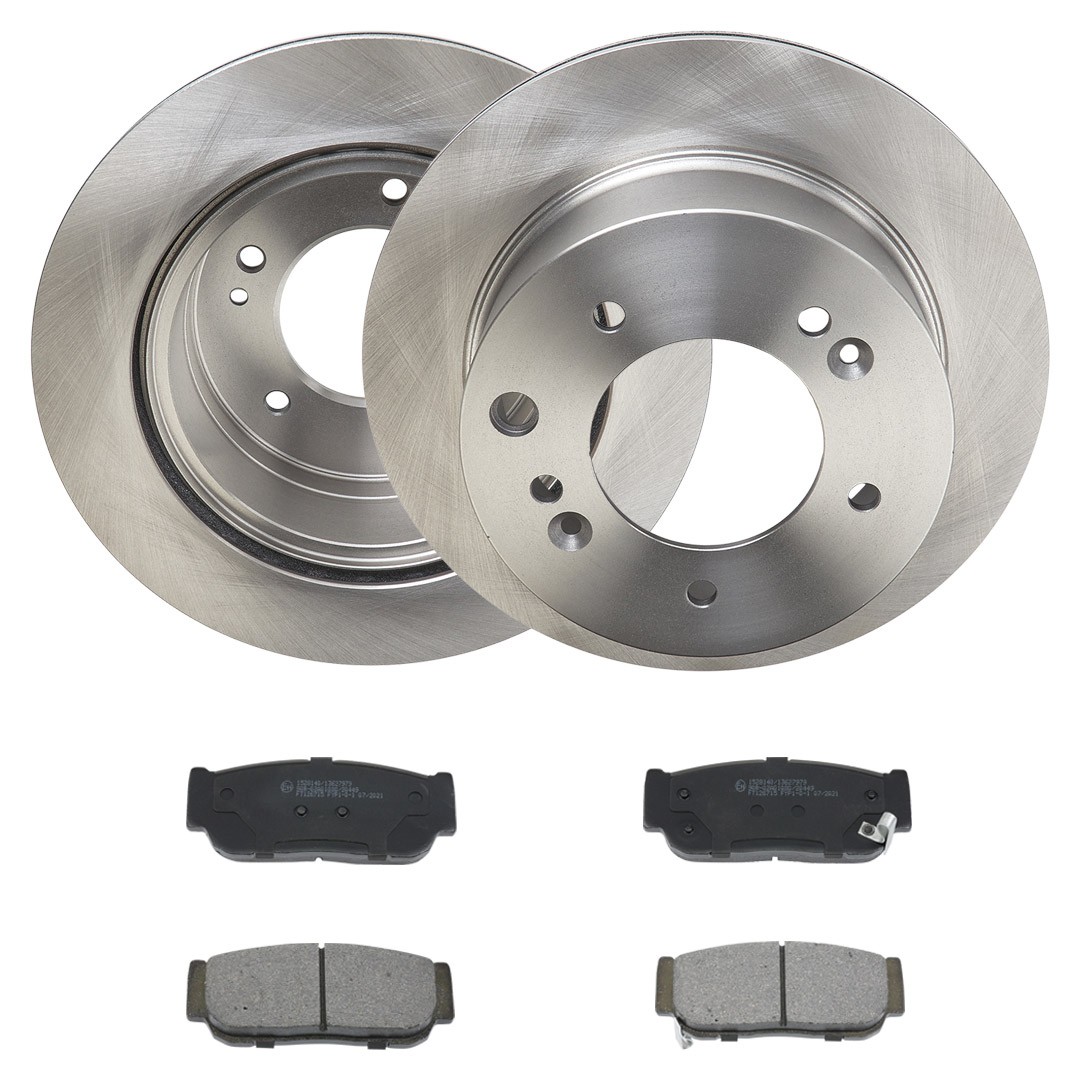 RIDEX Bromssats, skivbroms 3405B2471 3405B2471 Bromsskivor och bromsbelägg RIDEX KIA SOUL