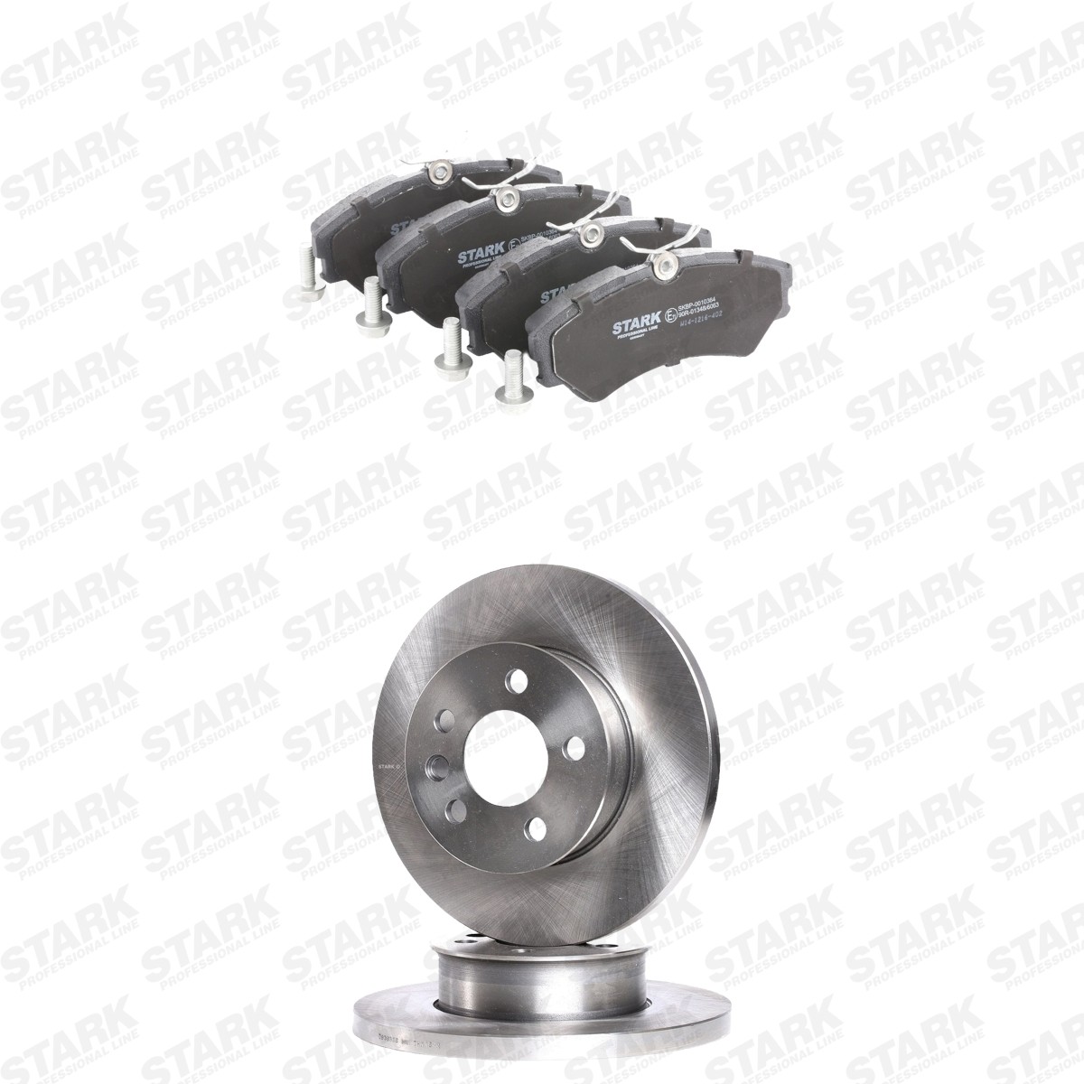 STARK Jarrupalasarja, levyjarru SKBK-10992516 SKBK-10992516 STARK Jarrusarjat VW CC