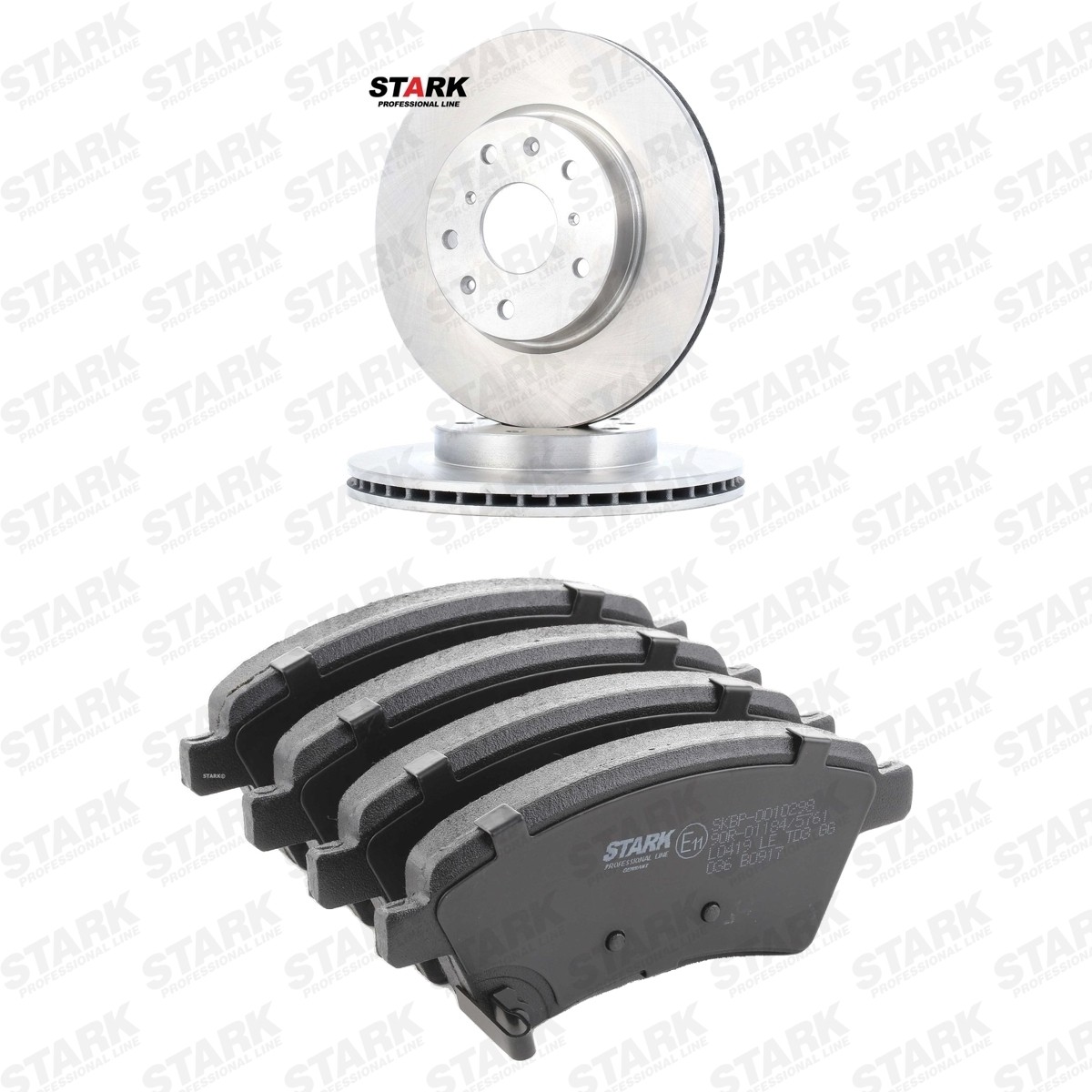 STARK Bremsscheiben und -beläge SKBK-10992518 SKBK-10992518 Bremsen Set FIAT DOBLO STARK kaufen
