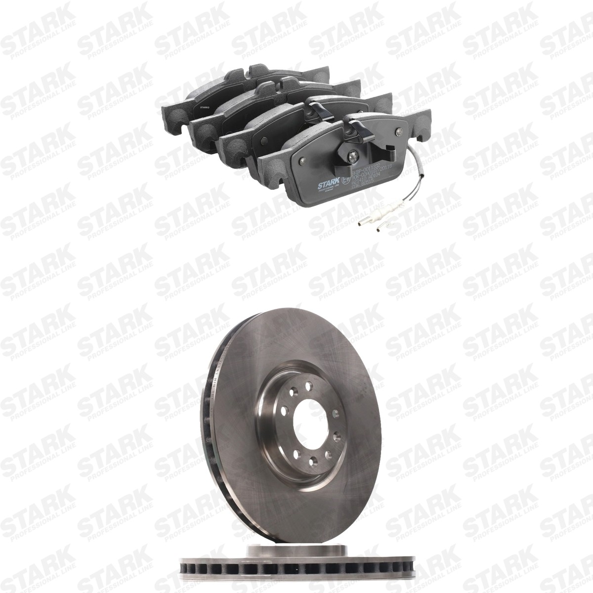 STARK Bremseskiver og -klosser SKBK-10992520 Bremseklosser og skiver STARK Peugeot 5008 SKBK-10992520
