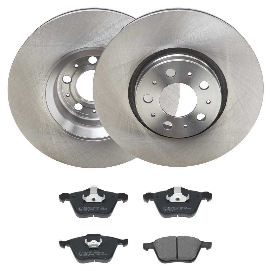 RIDEX Remschijven en blokken 3405B2540 3405B2540 Remmenset VOLVO S70 RIDEX