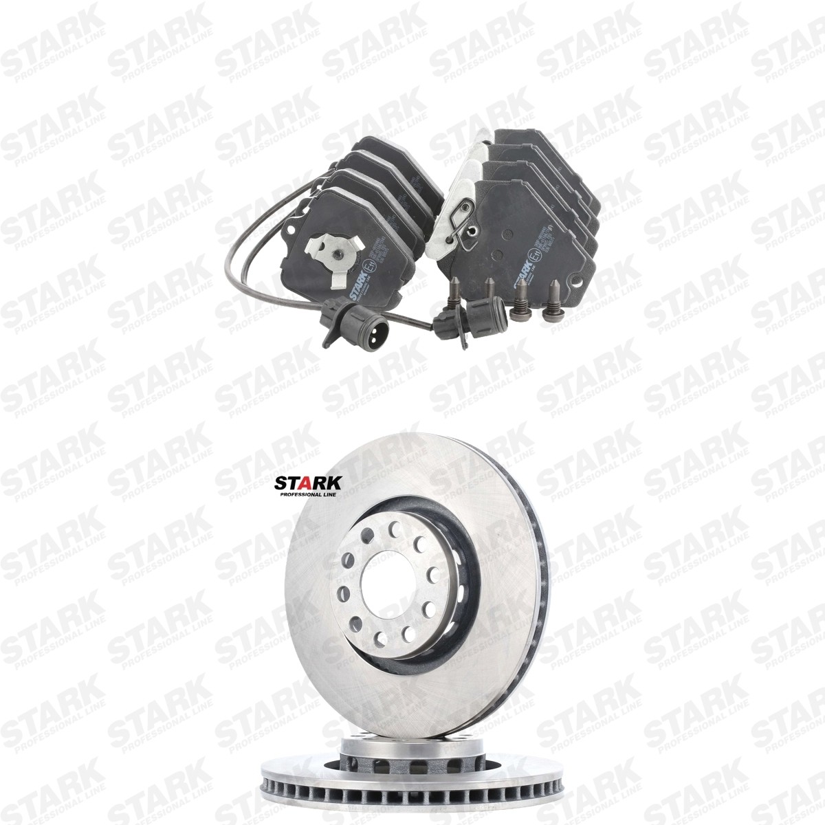 STARK Sada bŕzd, Kotúčová brzda SKBK-10992549 Sada bŕzd STARK Audi 90 SKBK-10992549