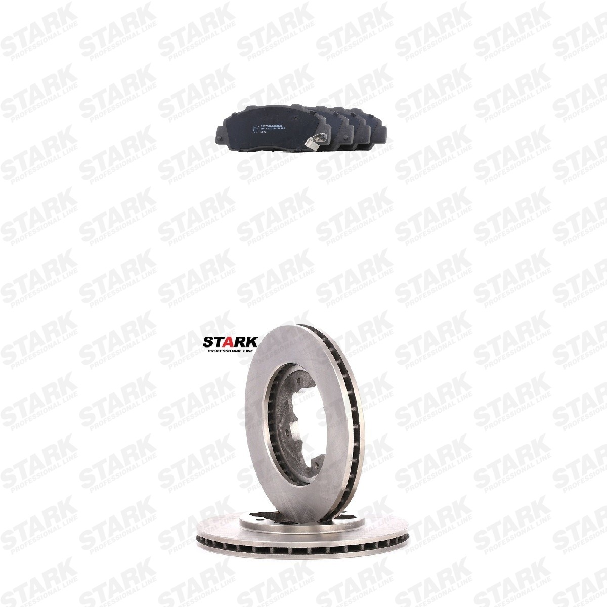 STARK Bromssats, skivbroms SKBK-10992611 SKBK-10992611 Bromsskivor och bromsbelägg STARK HONDA CRX