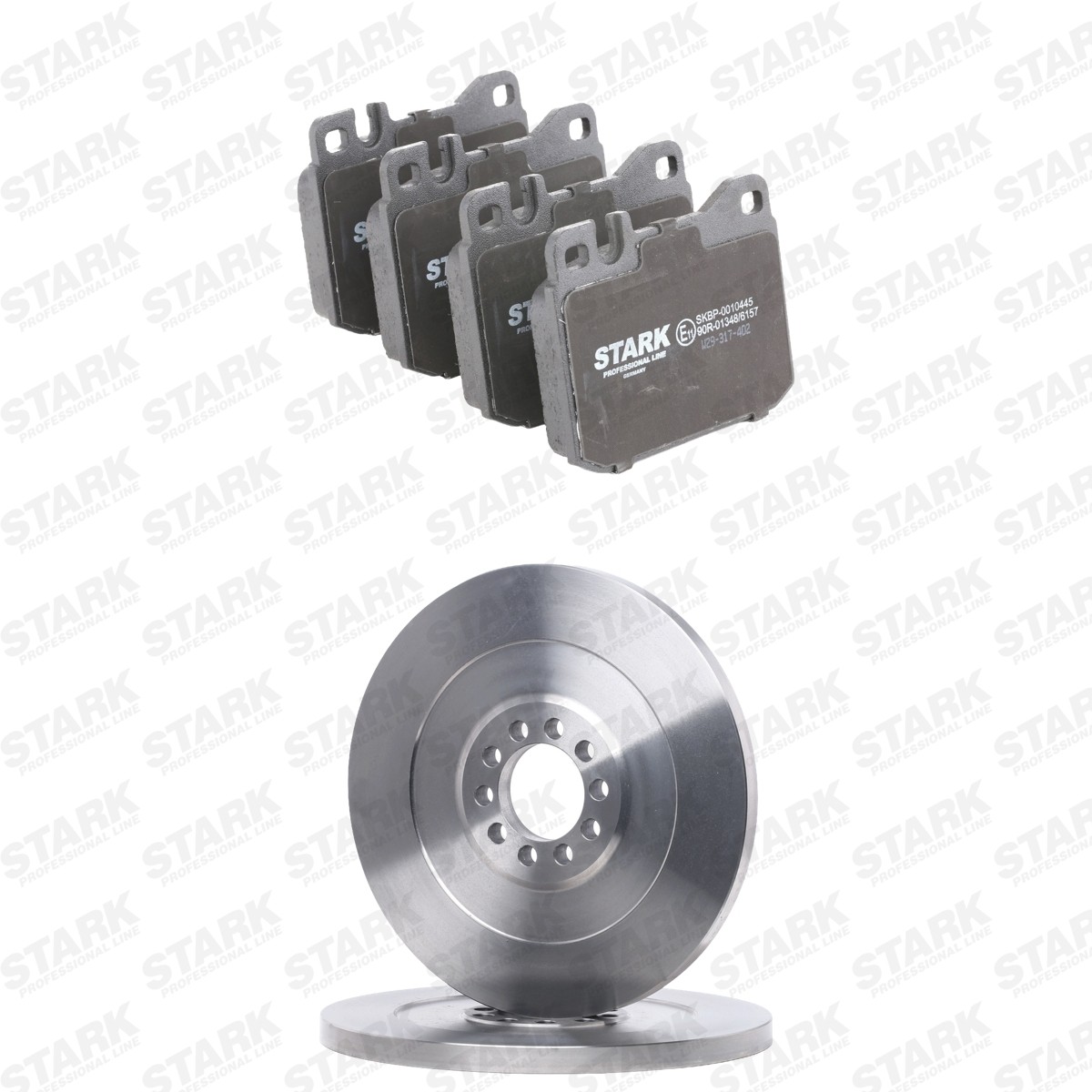 STARK Kit de travões SKBK-10992652 Discos e pastilhas de travão STARK Mercedes-Benz GLS SKBK-10992652