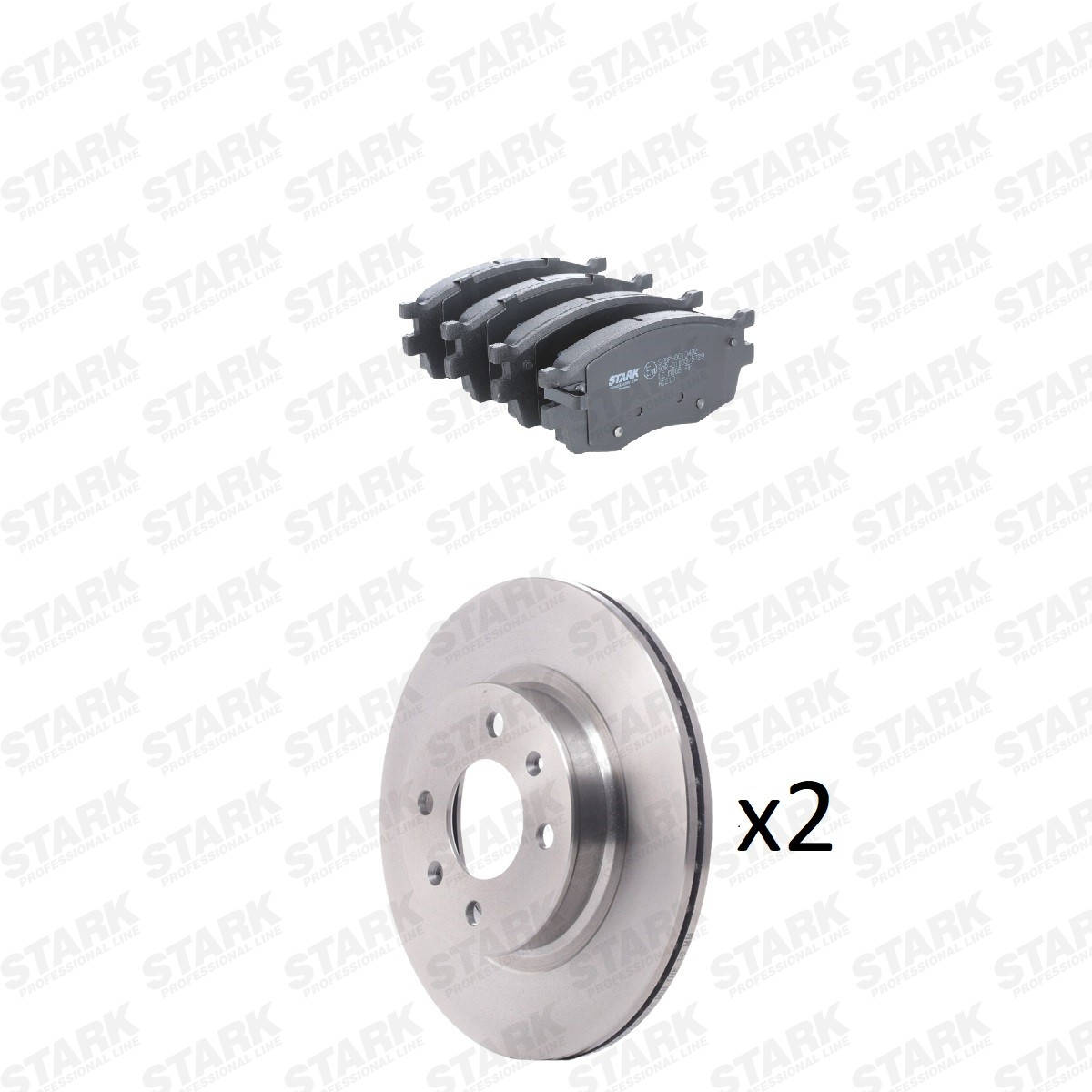 STARK Brake discs and pads set SKBK-10992702 SKBK-10992702 STARK brake discs and pads for HYUNDAI SONATA