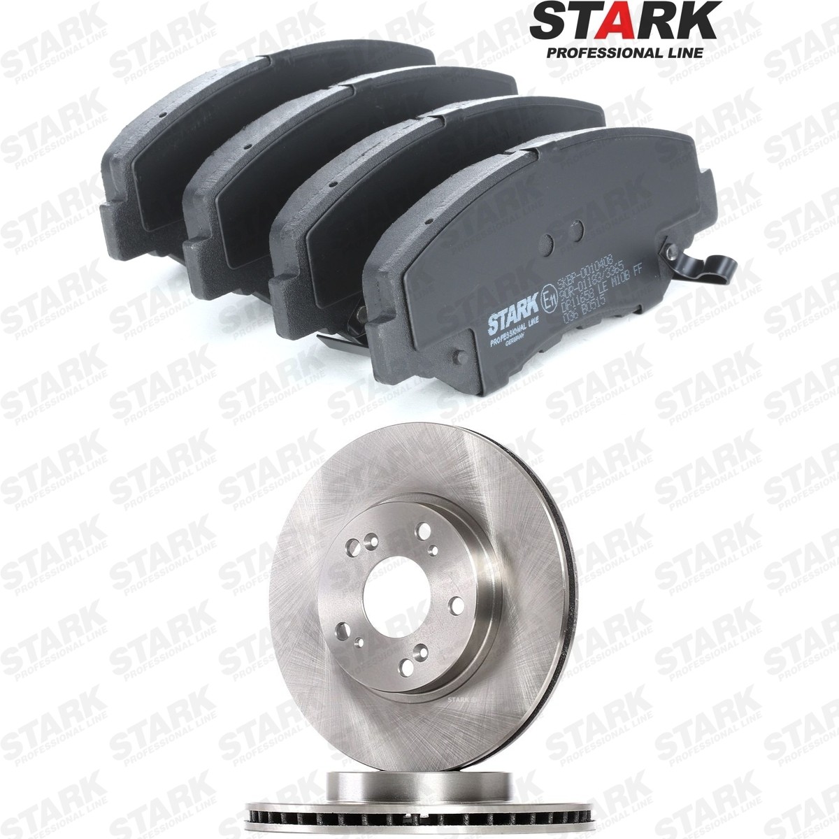 STARK Bromssats, skivbroms SKBK-10992753 SKBK-10992753 STARK bromsskivor och bromsbelägg Honda CRX