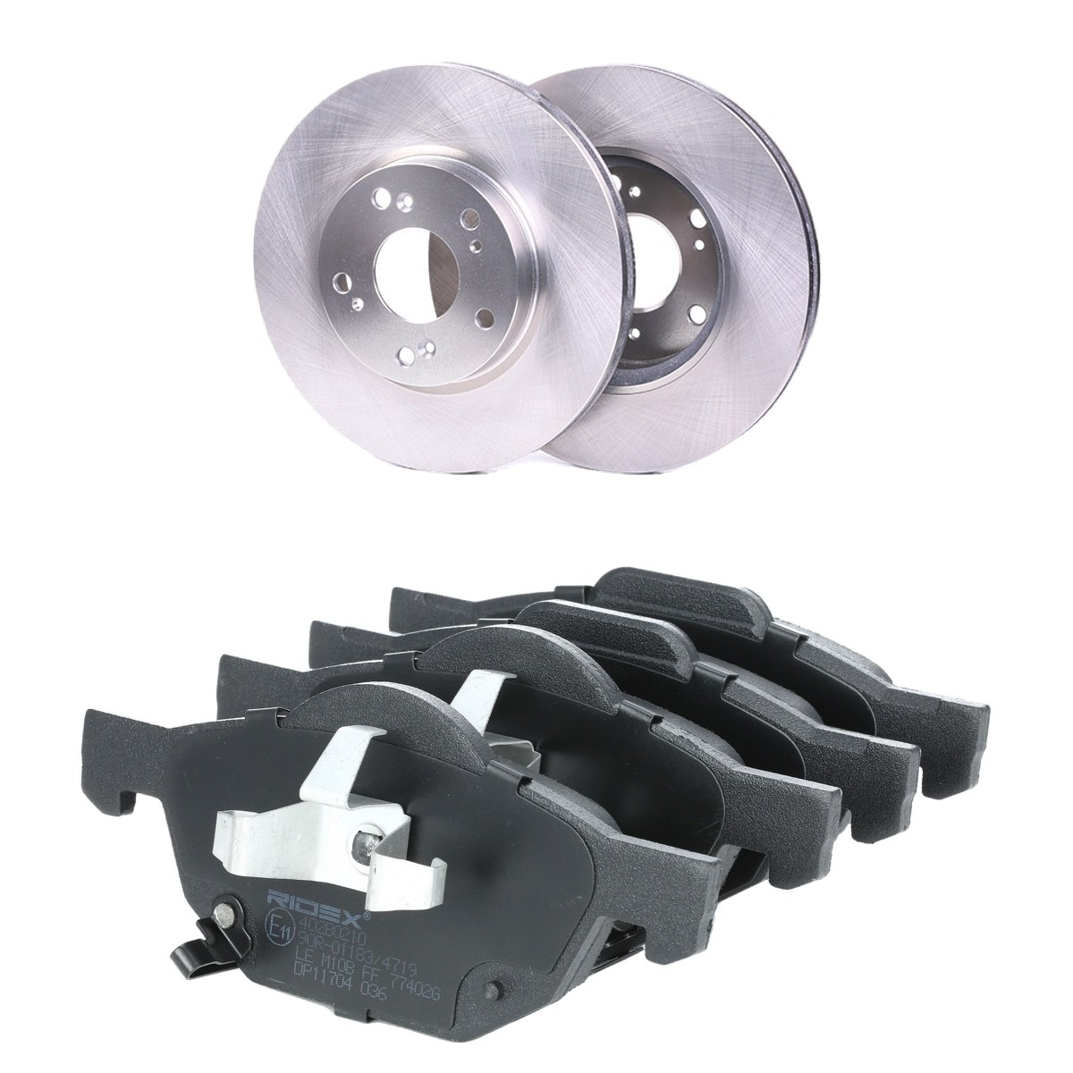 RIDEX Bremžu komplekts, Disku bremzes 3405B2751 RIDEX Bremžu komplekts HONDA 3405B2751