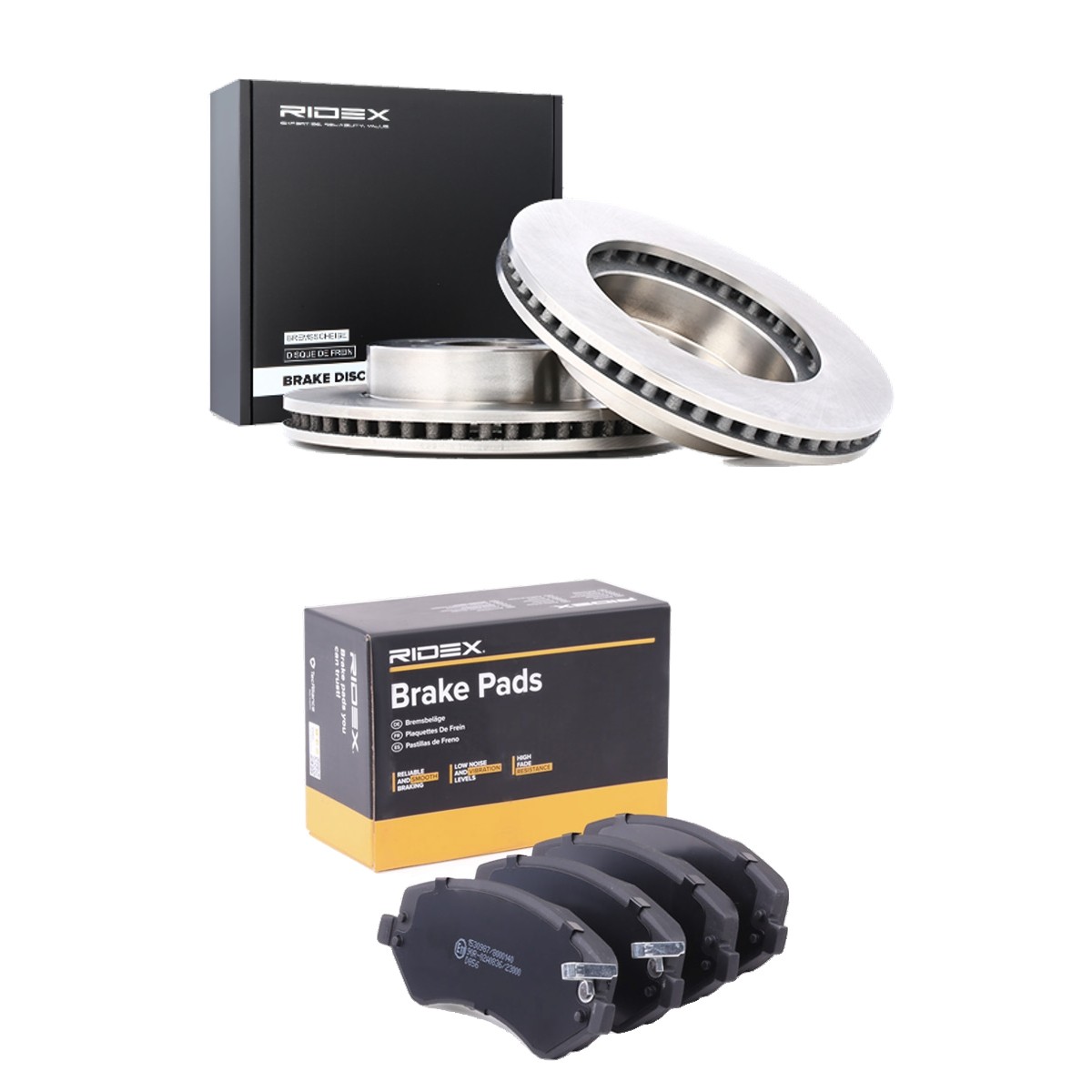 RIDEX Disques et plaquettes de freins 3405B2775 Plaquette et disque de frein RIDEX WRANGLER 3405B2775 pas cher