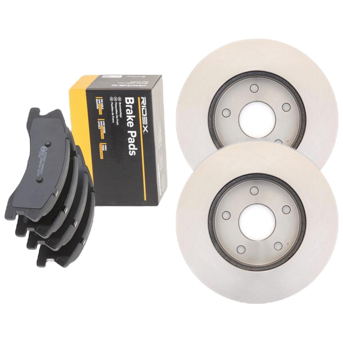 RIDEX Disques et plaquettes de freins 3405B2783 Jeep WRANGLER Kit de freinage RIDEX 3405B2783
