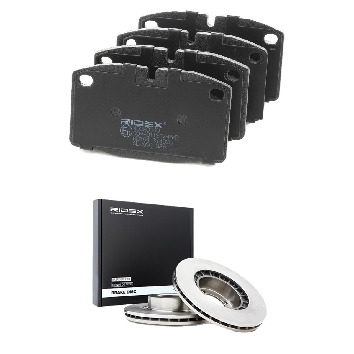 RIDEX Sada bŕzd, Kotúčová brzda 3405B2792 Sada bŕzd RIDEX CORSA 3405B2792 lacné