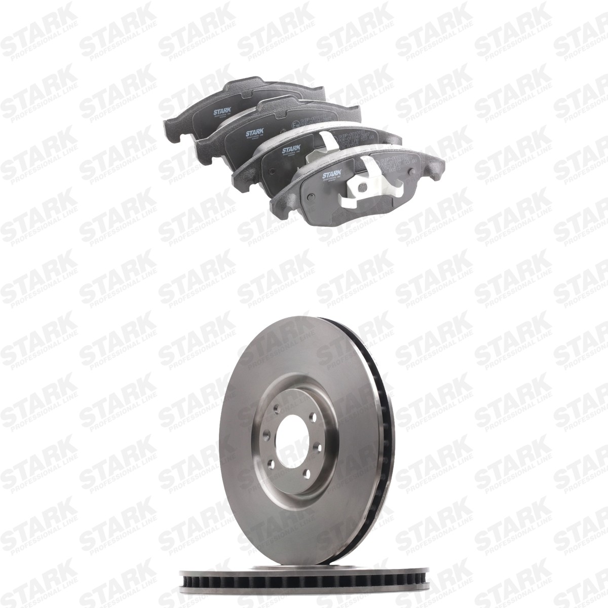 STARK Bremseskiver og klodser SKBK-10992875 Bremse-kit STARK C3 SKBK-10992875 billig