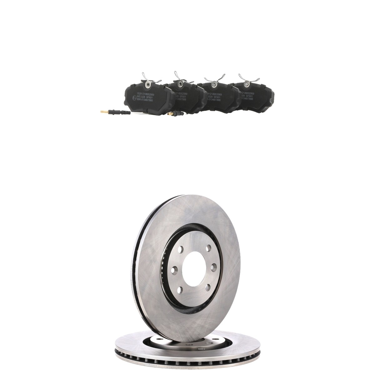RIDEX Disques et plaquettes de freins 3405B2921 3405B2921 Disque et plaquette de frein PEUGEOT 304 RIDEX