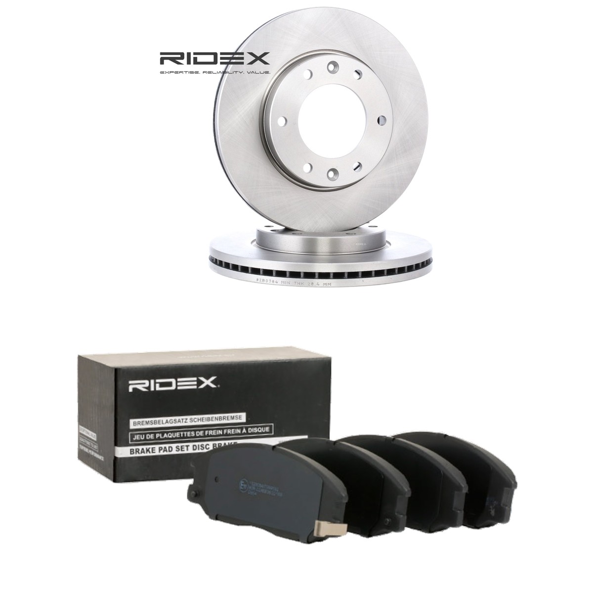 RIDEX Sada bŕzd, Kotúčová brzda 3405B2926 Sada bŕzd RIDEX Hyundai GRANDEUR 3405B2926