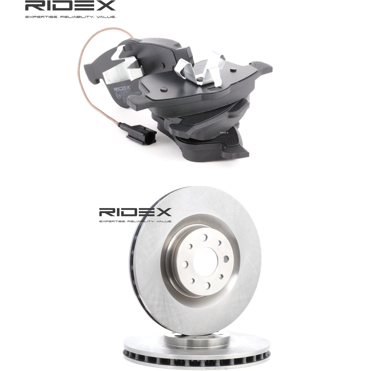 RIDEX Remschijven en blokken 3405B2929 3405B2929 RIDEX Remblokken en remschijven Chrysler goedkoop