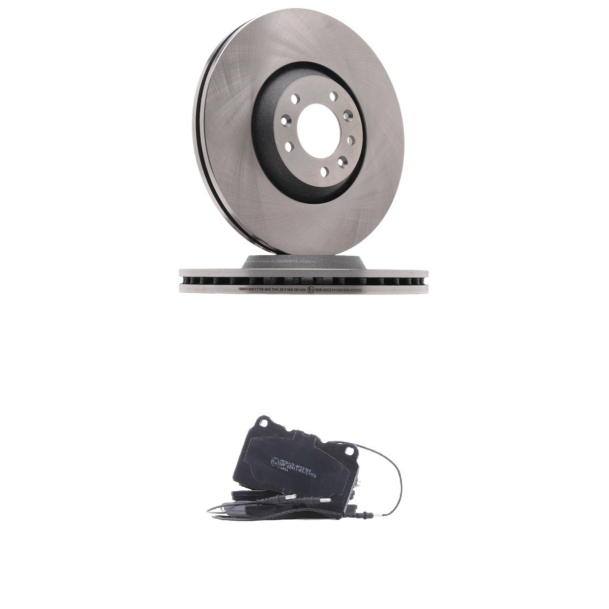 RIDEX Bremseskiver og klodser 3405B2935 Bremse-kit RIDEX Peugeot 4007 3405B2935