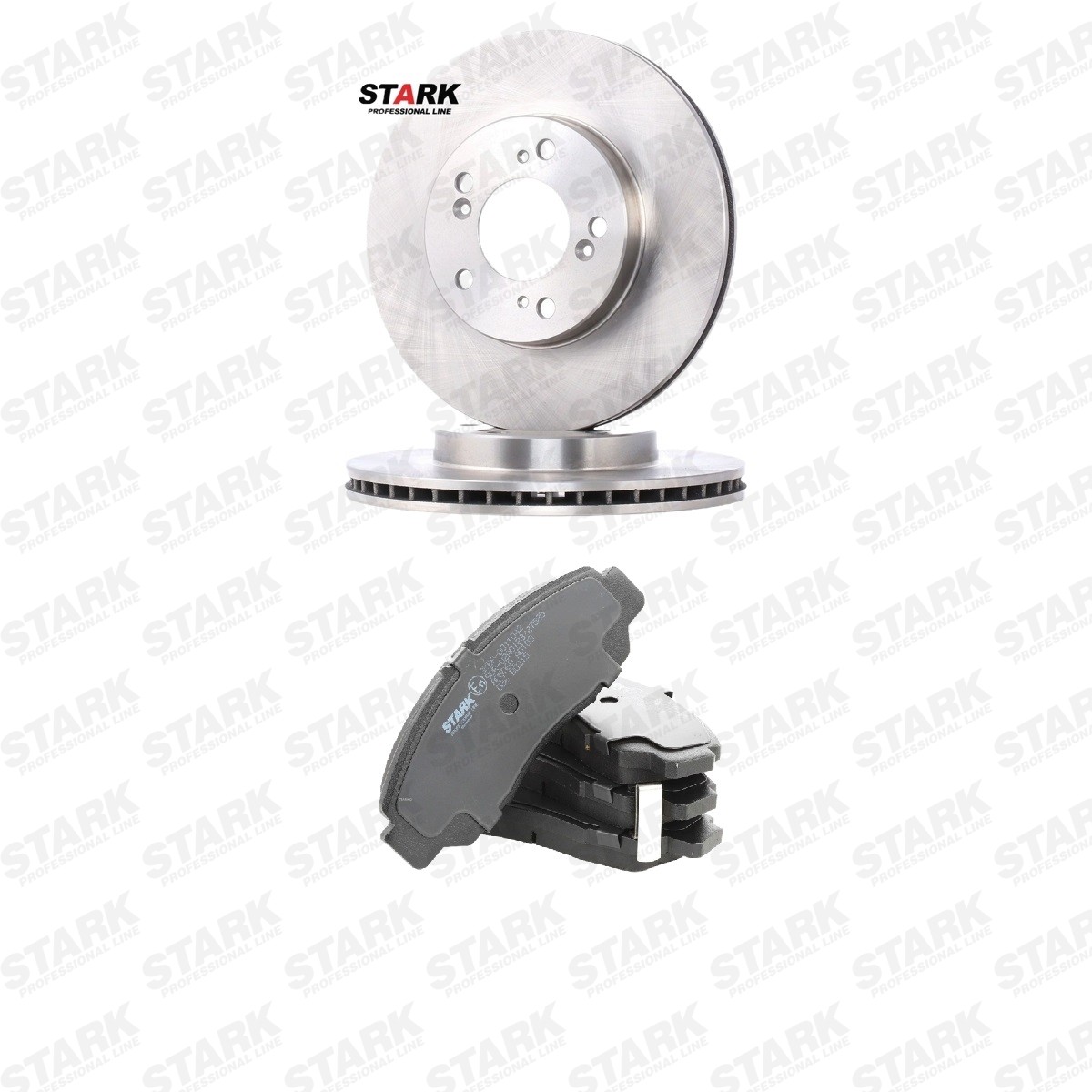 STARK Bromssats, skivbroms SKBK-10992944 SKBK-10992944 STARK bromsbelägg och -skivor HONDA CRX