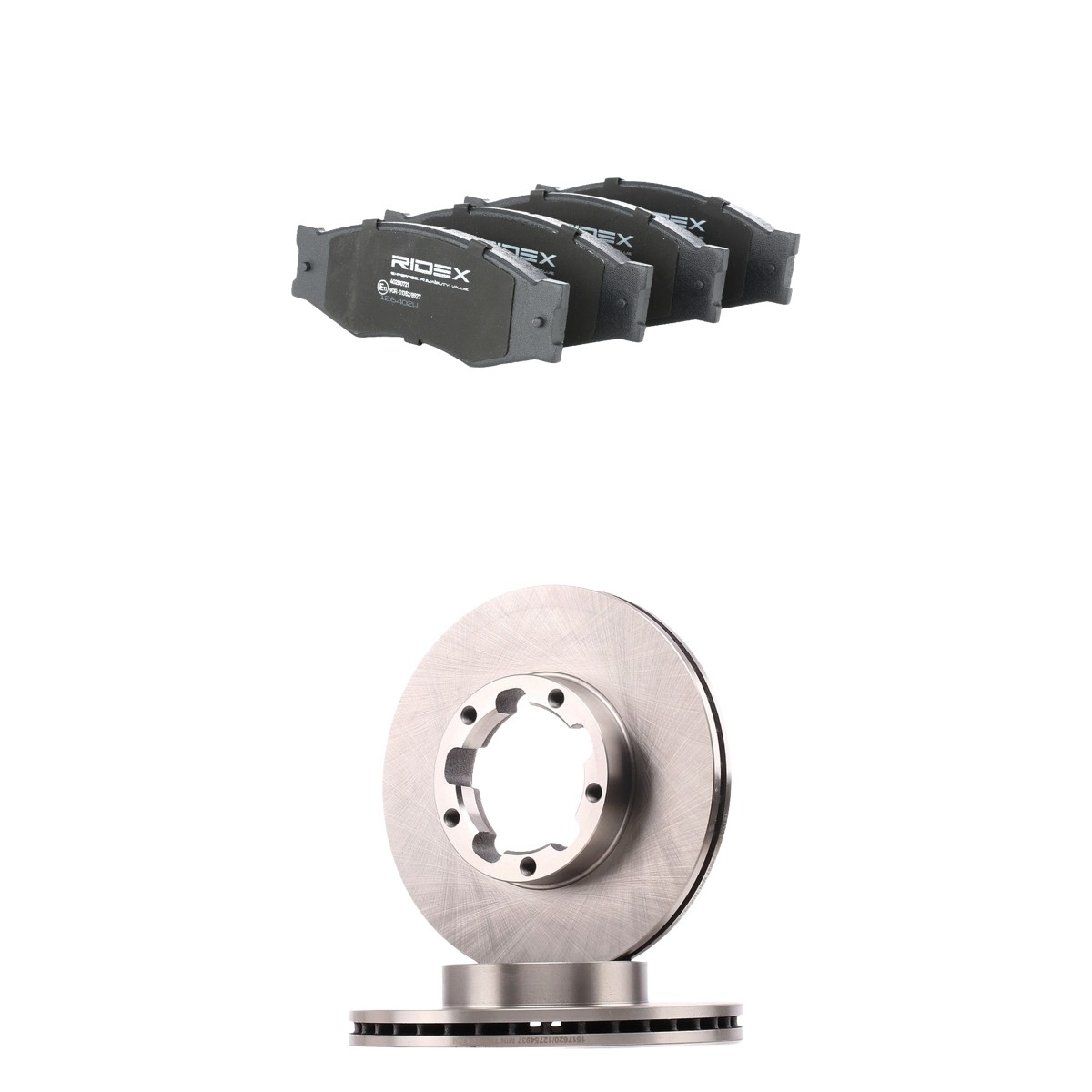 RIDEX Brake discs and pads set 3405B2948 NISSAN URVAN RIDEX brake discs and pads 3405B2948