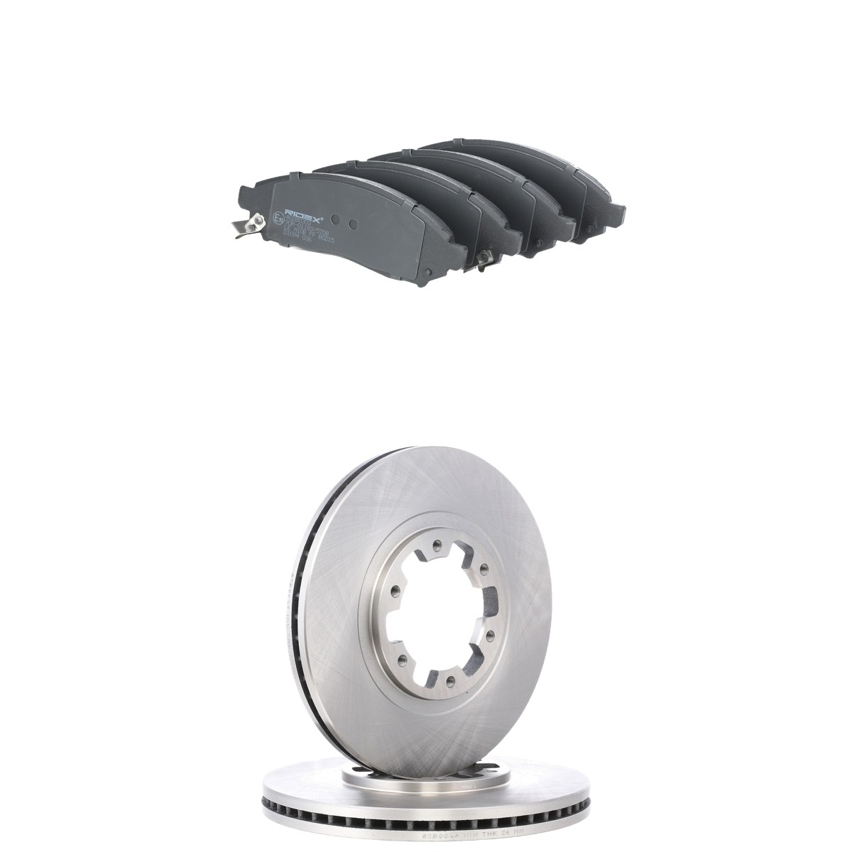 RIDEX Brake discs and pads set 3405B3141 3405B3141 RIDEX brake discs and pads for NISSAN URVAN