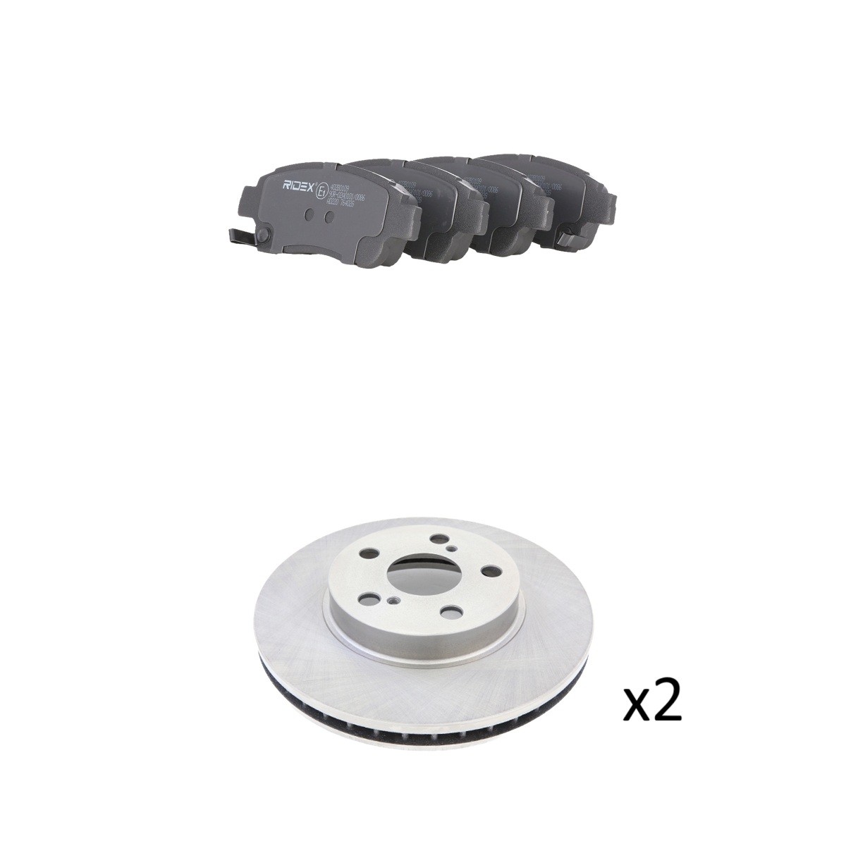 RIDEX Jarrupalasarja, levyjarru 3405B3198 3405B3198 RIDEX Jarrusarjat TOYOTA CELICA