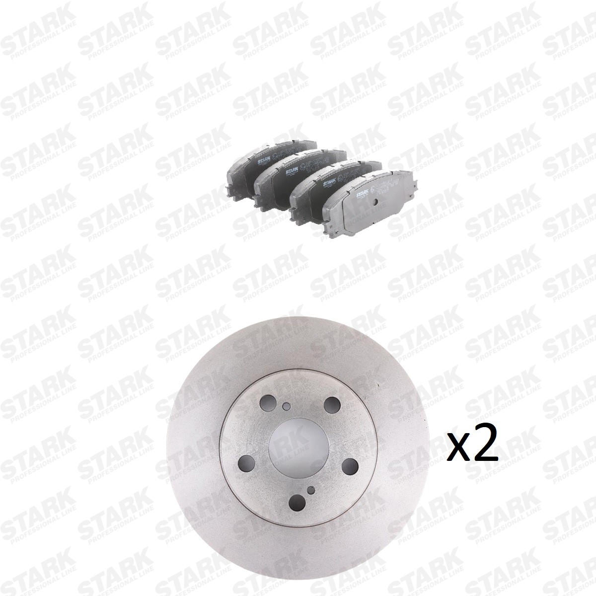 STARK Kit dischi e pastiglie SKBK-10993222 SKBK-10993222 Kit dischi e pastiglie STARK TOYOTA HIACE costo