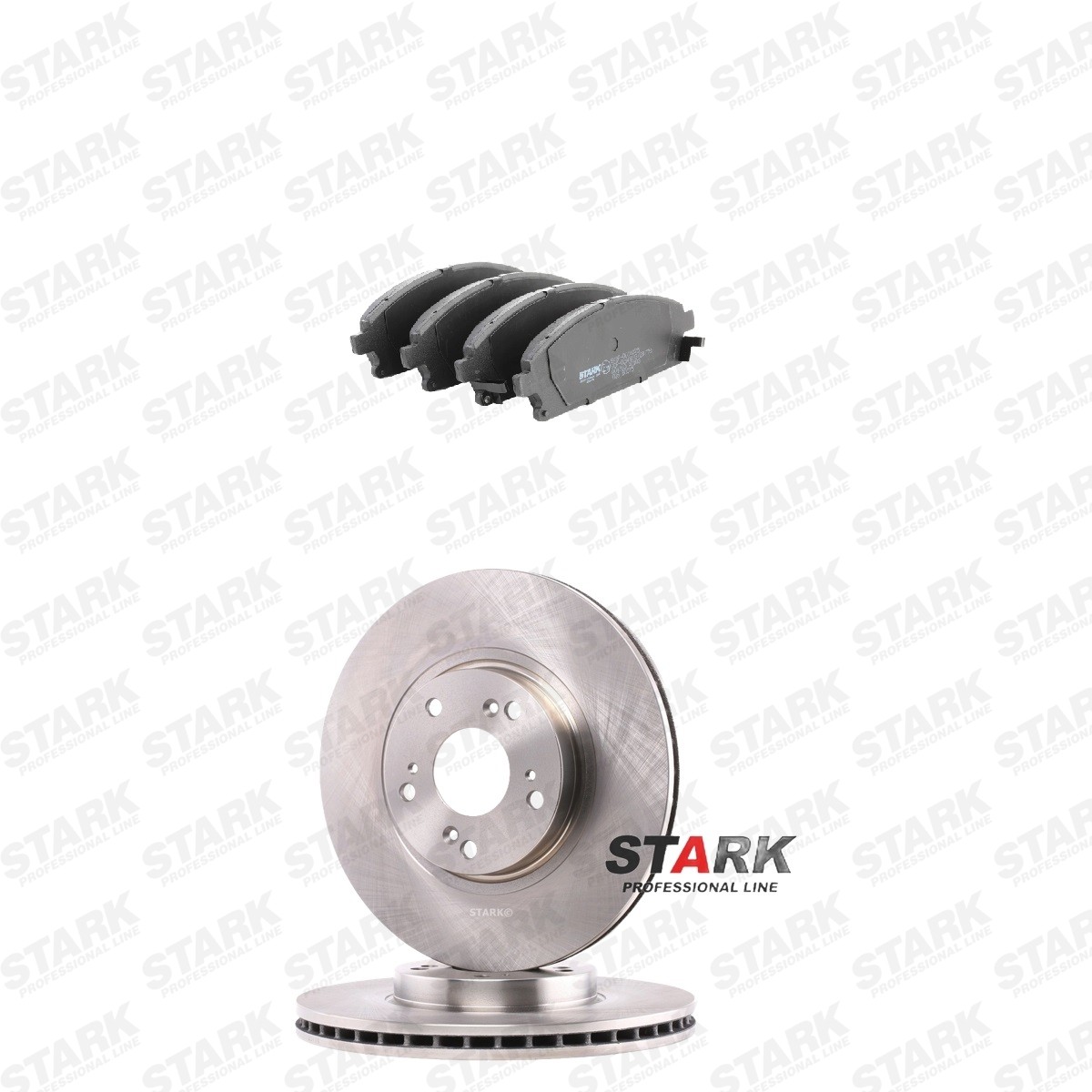 STARK Bromssats, skivbroms SKBK-10993278 SKBK-10993278 STARK bromsbelägg och bromsskivor HONDA CRX