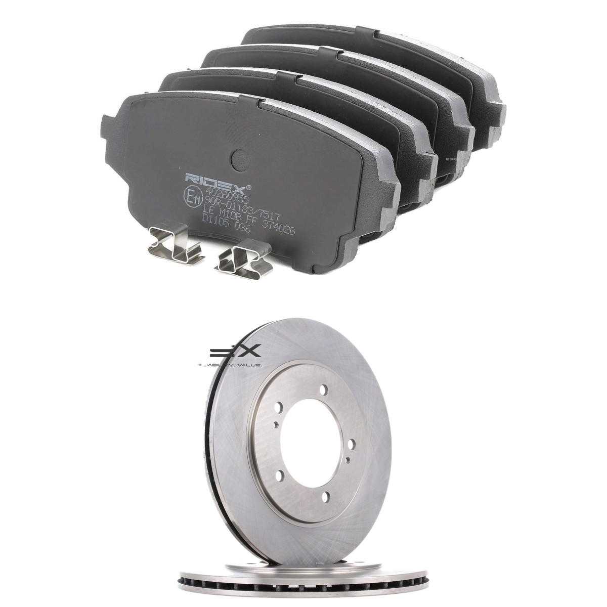 RIDEX Bromssats, skivbroms 3405B3280 3405B3280 RIDEX bromssats Suzuki SX4