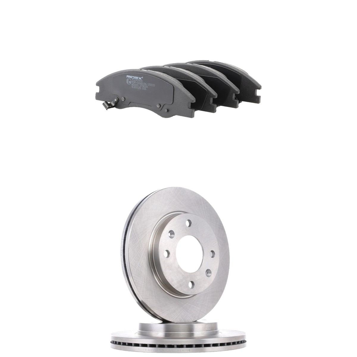 RIDEX Bremseskiver og -klosser 3405B3282 Bremseskiver og klosser RIDEX Kia PROCEED 3405B3282