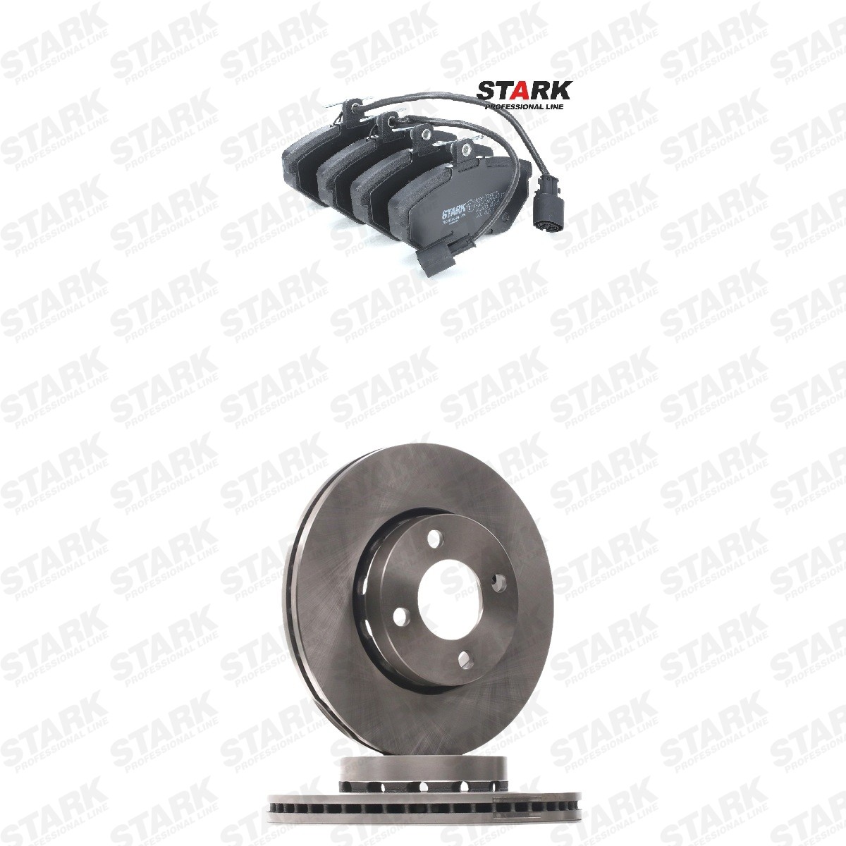 STARK Bremžu komplekts, Disku bremzes SKBK-10993297 Bremžu komplekts STARK Q7 SKBK-10993297 lēti