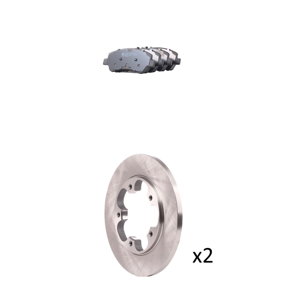 RIDEX Bremseskiver og -klosser 3405B3308 Bremsekit RIDEX Ford TOURNEO COURIER 3405B3308