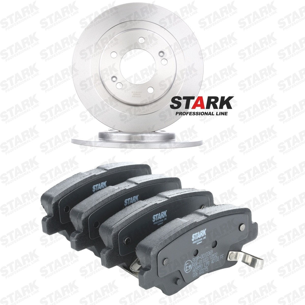 STARK Brake discs and pads set SKBK-10993317 Hyundai SONATA STARK brake discs and pads SKBK10993317