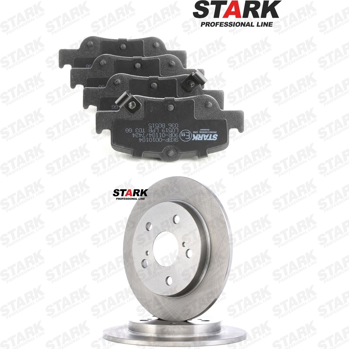 STARK Kit dischi e pastiglie SKBK-10993321 SKBK-10993321 costo Kit dischi e pastiglie STARK TOYOTA HIACE
