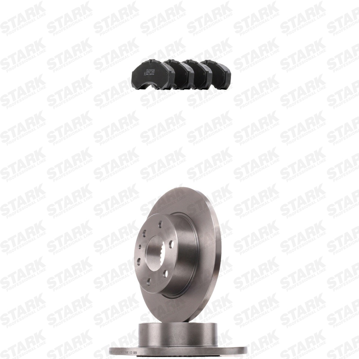 STARK Bremseskiver og -klosser SKBK-10993326 SKBK-10993326 Bremsesett IVECO POWER DAILY STARK