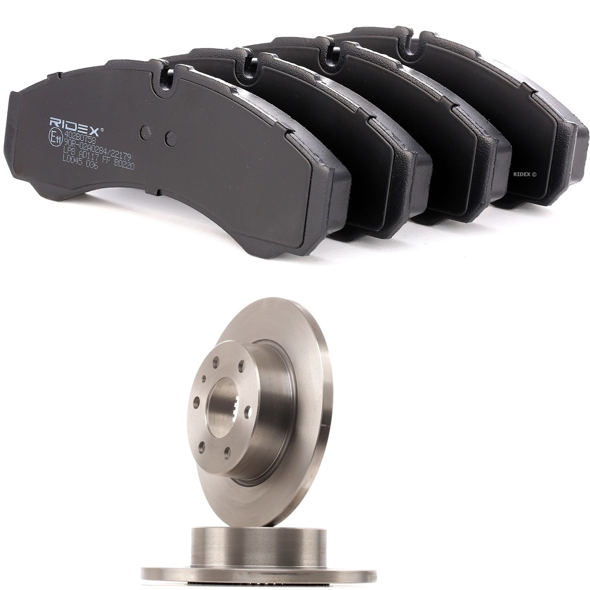 RIDEX Disques et plaquettes de freins 3405B3323 3405B3323 Disque et plaquette de frein IVECO POWER DAILY RIDEX