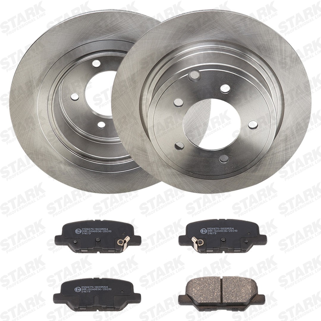 STARK Bremseskiver og -klosser SKBK-10993328 SKBK-10993328 Bremseskiver og klosser PEUGEOT 5008 STARK